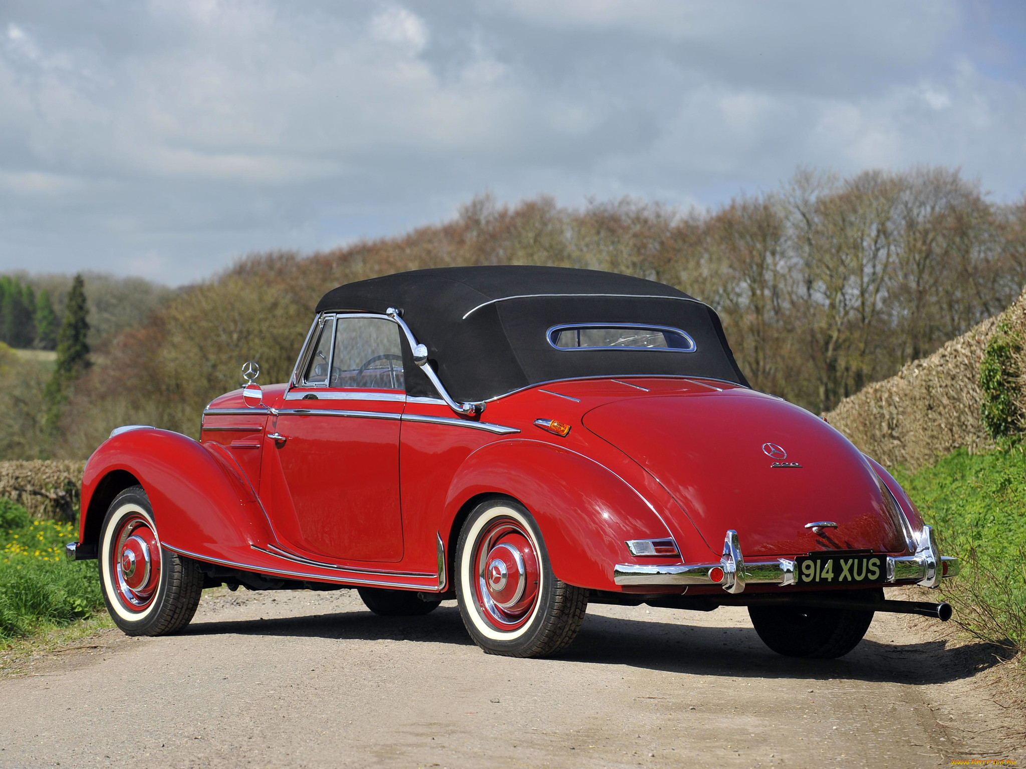 , mercedes-benz, 220, cabriolet, a, w187, 